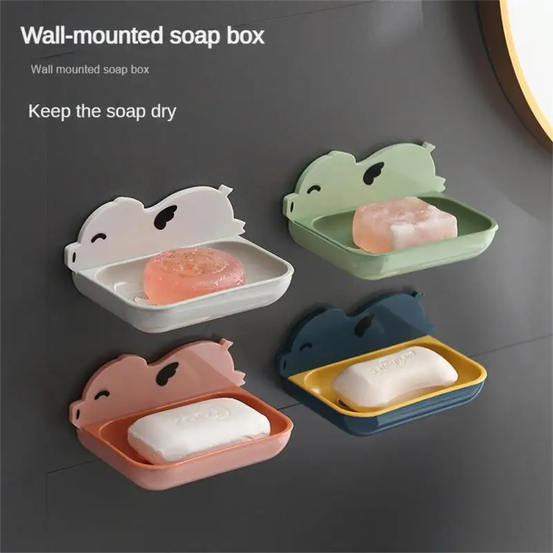 

Soap Box Hands-free Foam Fertilizer Waterproof Soap Box Cleaning Tool Multi-layer Soap Box Perforation-free Soap Box With Cover