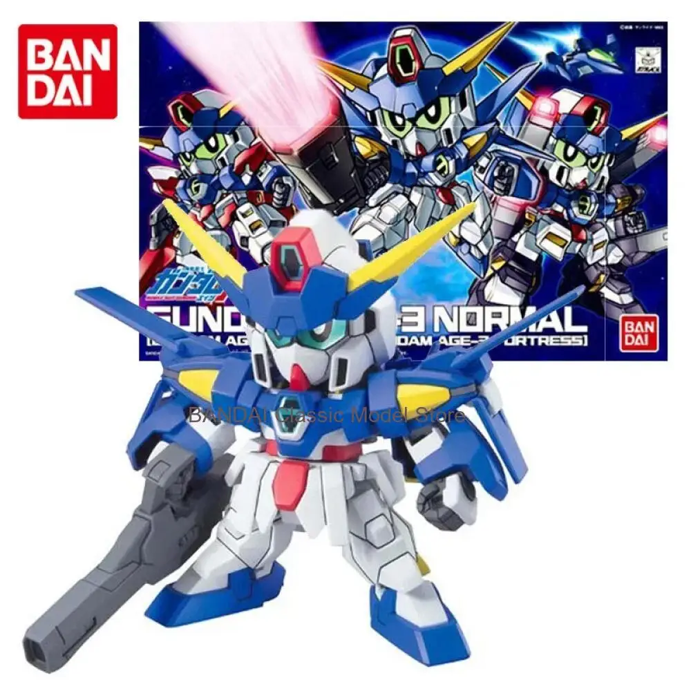 Фото Оригинальный конструктор Bandai Gundam: модель SD BB Gundam AGE-3, стандартная коллекционная фигурка Gunpla, аниме-фигурка, игрушка для детей №1