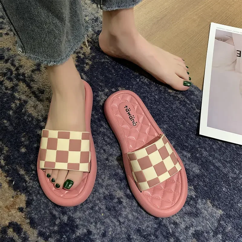 Женские тапочки пластиковые шлепанцы противоскользящие белые туфли для женщин