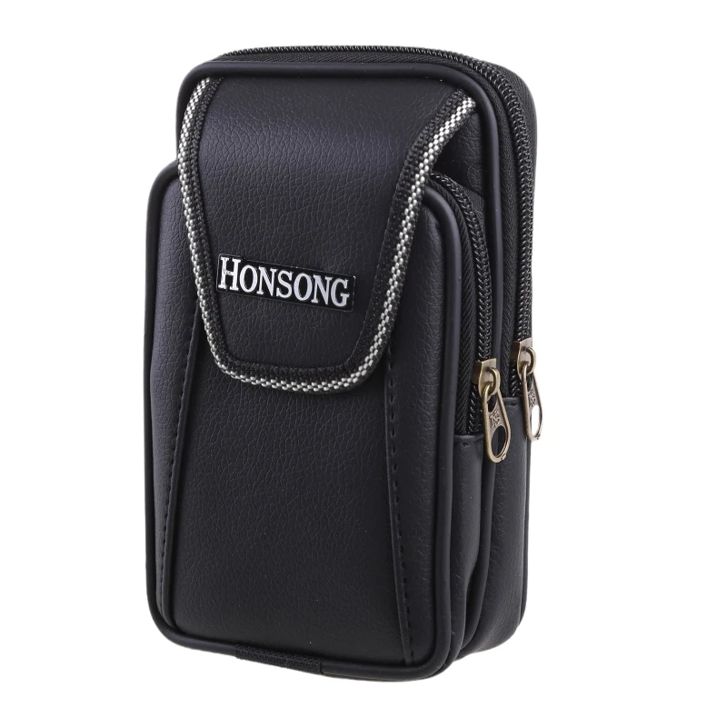 

Vintage Men Waist Fanny Pack Belt Bag Multi-FunctionPhone Pouch Travel Hip Hanging Purse Outdoor Small Wallet