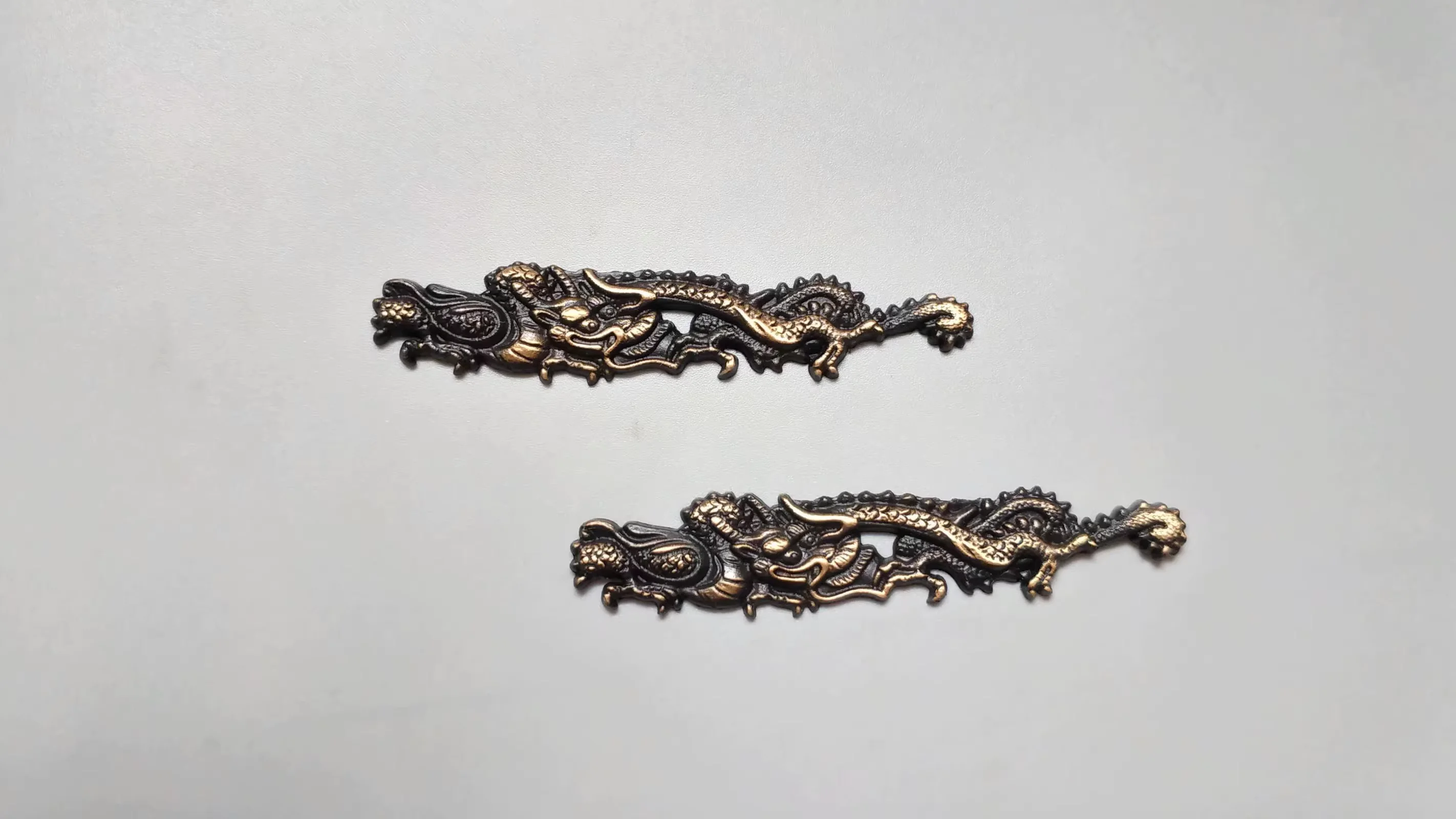 Винтажный медный латунный набор аксессуаров Tsuka Oriental Dragon Tsuba Fushi Kashira Menuki к японскому самурайскому меча Катана (art.: 3920cd072d0ca) - 3920cd072d0ca