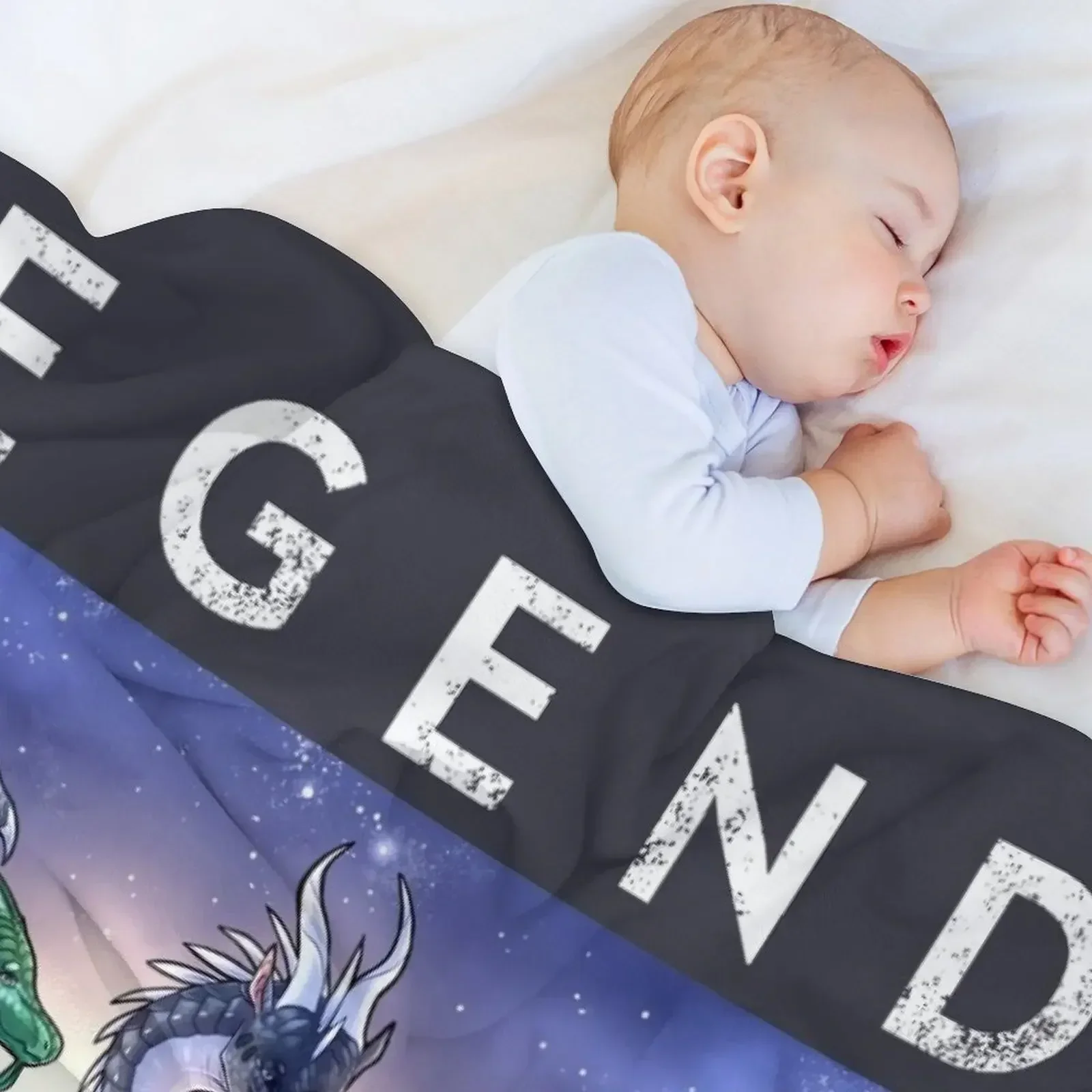 Wings of Fire - Legends Fathom Darkstalker Clearsight Плед Диван Пледы и одеяла