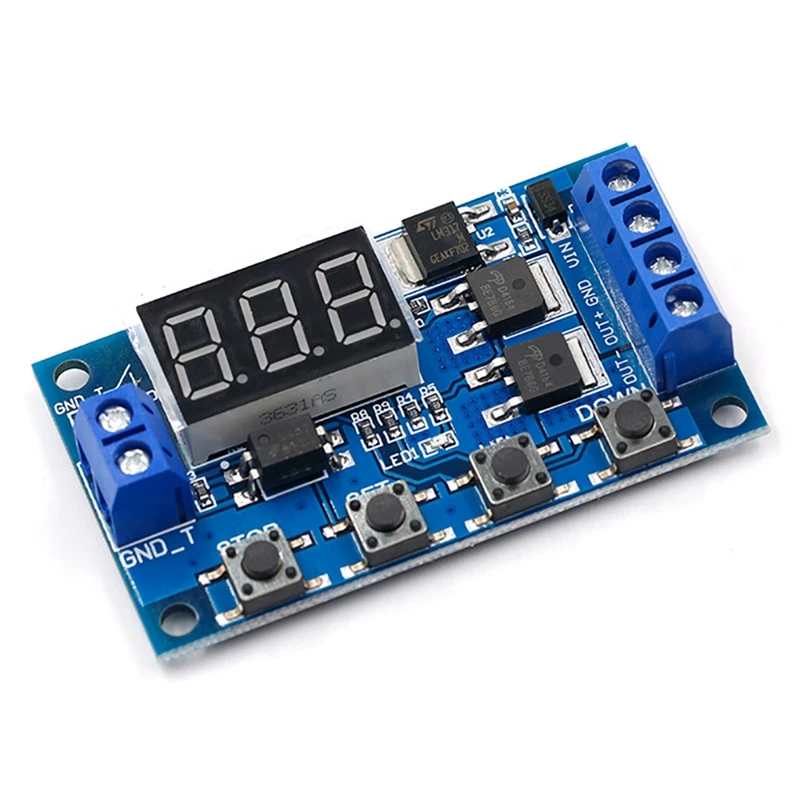 

Hot 4PCS Dual MOS Tube Delay Switch Module Trigger Cycle Timing Delay Switch Circuit