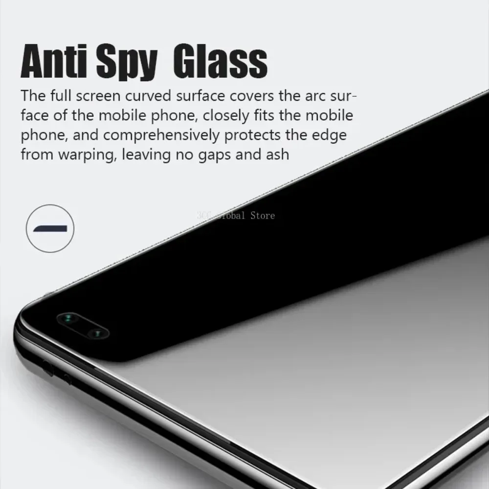 3 шт. защитная пленка для экрана Note 12 11 Pro 8 7 11S 10S 9S Plus 5G Anti-Spy Redmi 10C 10 9 9A 9C Glass