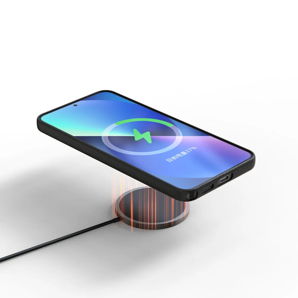Чехол для Samsung Galaxy S26 Ultra 5G, настоящий роскошный кожаный чехол для телефона, полностью защитный, магнитный чехол Magsafe, S26 Plus Ultra S26 (art.: 3920d8715ea71) - 3920d8715ea71