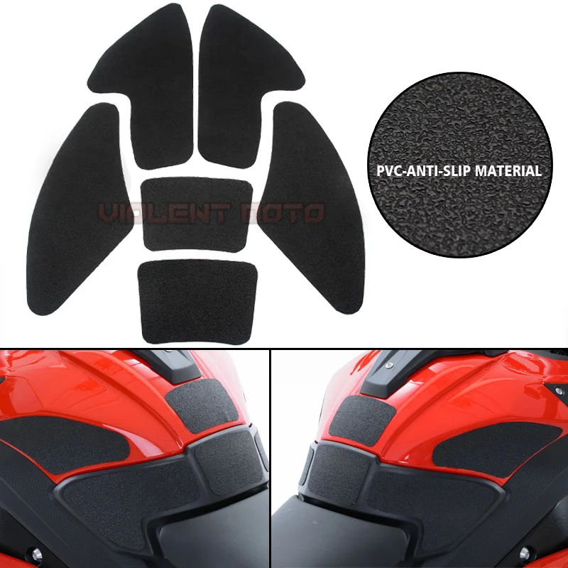 

High quality leather Motorcycle Tank Traction Side Pad Gas Fuel Knee Grip Sticker Decal For BMW S1000XR S1000 XR 2018
