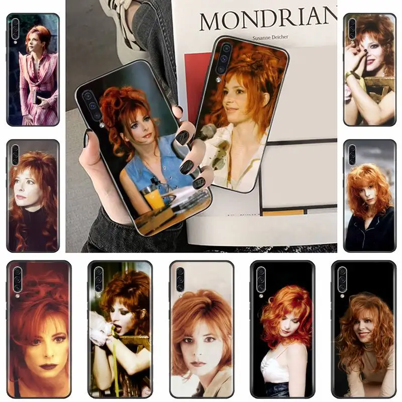 

Mylene Farmer singer Phone Case For Samsung galaxy A S note 10 12 20 32 40 50 51 52 70 71 72 21 fe s ultra plus