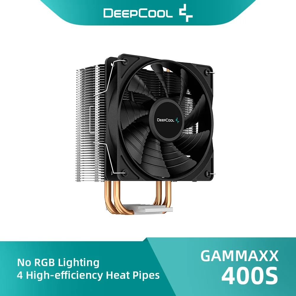 

DeepCool GAMMAXX 400S CPU Air Cooler with 120mm PC Fan CPU Cooling Heatsink for LGA1700/1200/1151/1150/1155/AM4 Fans&Cooling