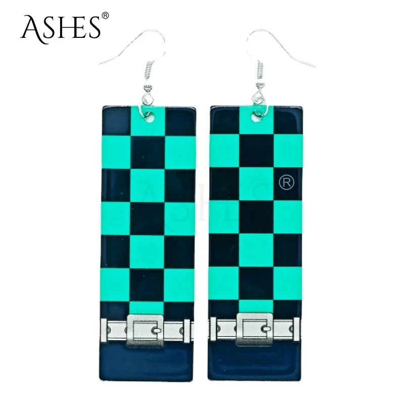 

Серьги-клипсы Tanjiro, серьги-гвоздики с крючком, реквизит для косплея, аксессуары, аниме, Рассекатель демонов, киметасу, No Yaiba Kamado, Tanjirou, косплей