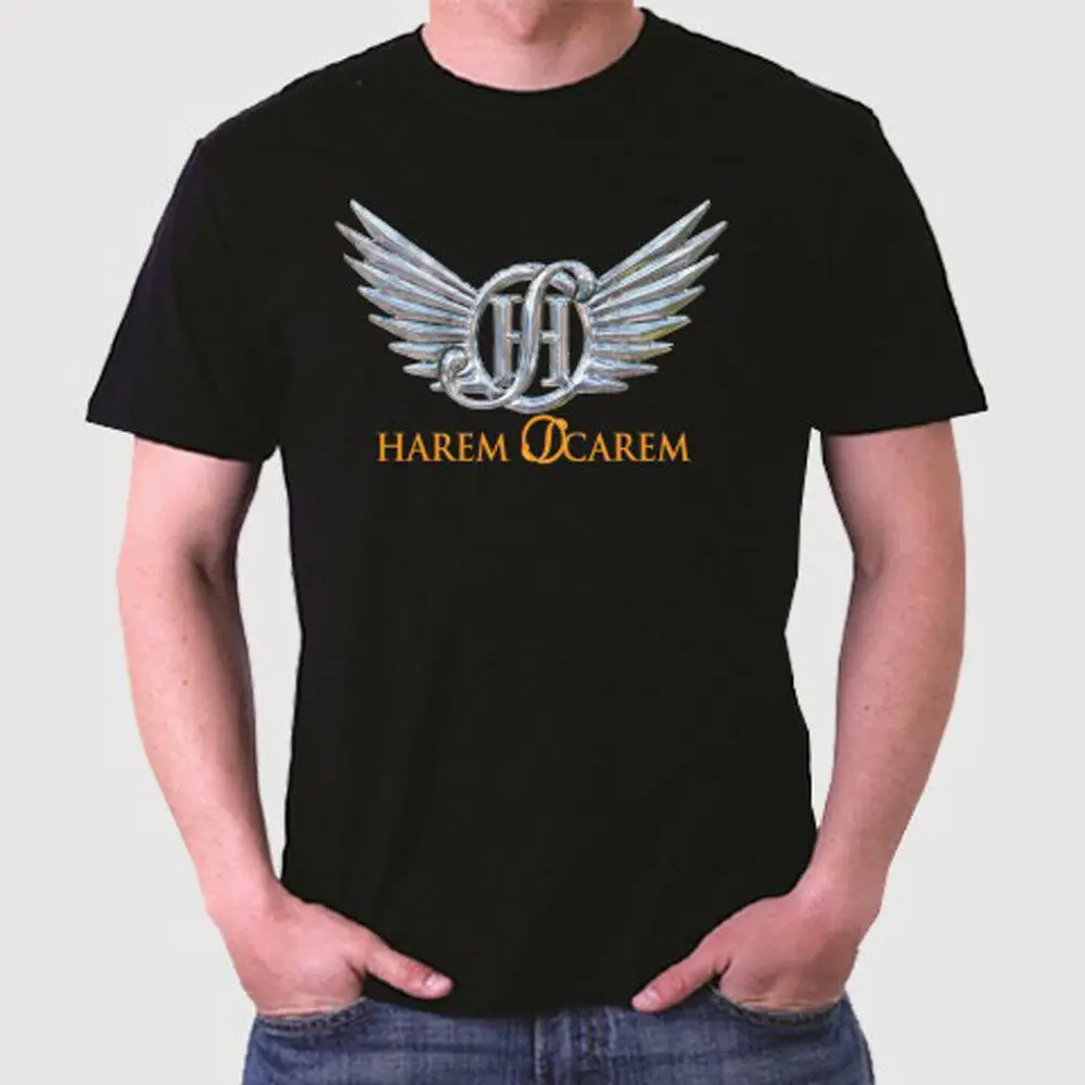 

Мужская черная футболка с логотипом Harem Scarem, размеры от S до 3XL