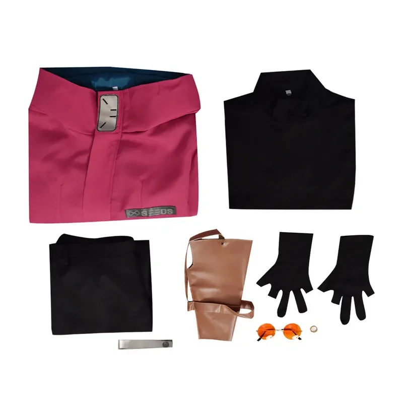 Новинка 2024 костюм для косплея cossky Trigun vassh с стемпедом мужская рубашка взрослых