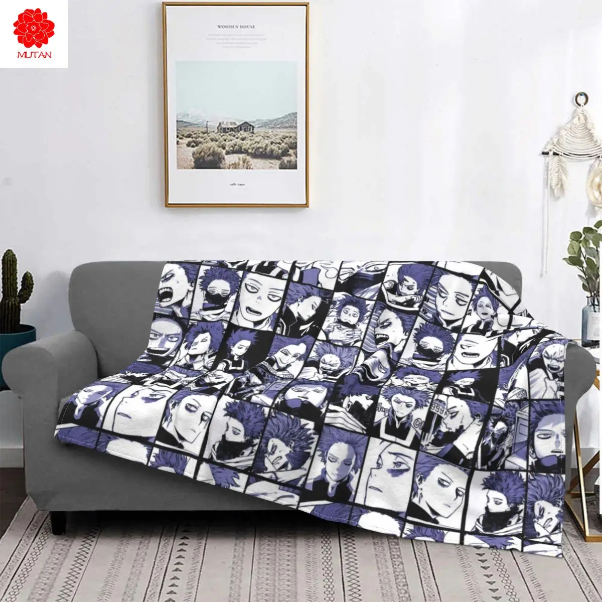 

Одеяла моя геройская академия, флисовые мягкие покрывала унисекс с коллажем, покрывала для постельного белья, офисные покрывала