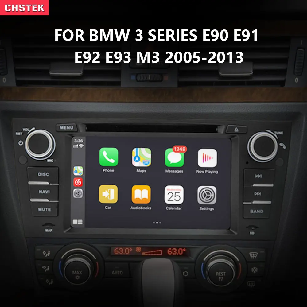 

CHSTEK Qualcomm Snapdragon 8Core 8+128G Android 11 Car DVD For BMW 3 Series E90 E91 E92 E93 M3 2005-2013 CarPlay Auto Stereo GPS