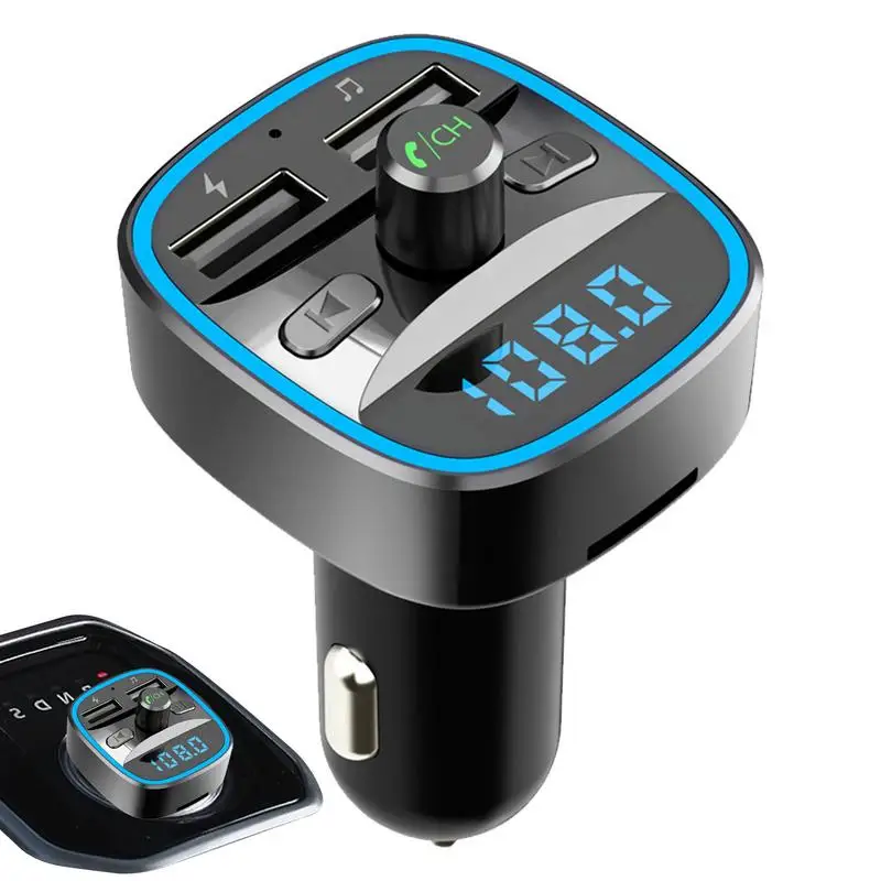 

Автомобильный адаптер, беспроводной аудиоадаптер и приемник, беспроводные автомобильные FM-передатчики, поддержка TF-карты, USB, автомобильно...