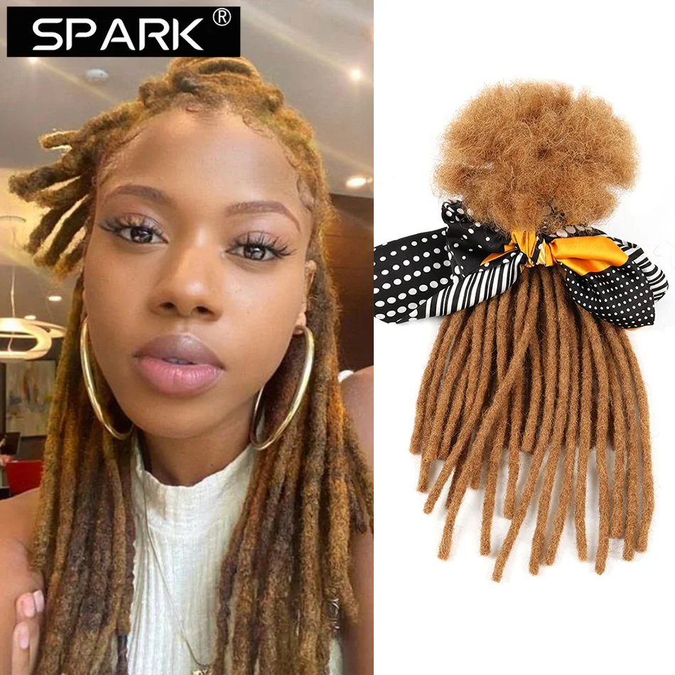 

SPARK Human Hair Dreadlocks Loc Extensions Kinky Straight Wholesale Crochet Braids Brazilian Remy Hair Extensions 20 40 Strands