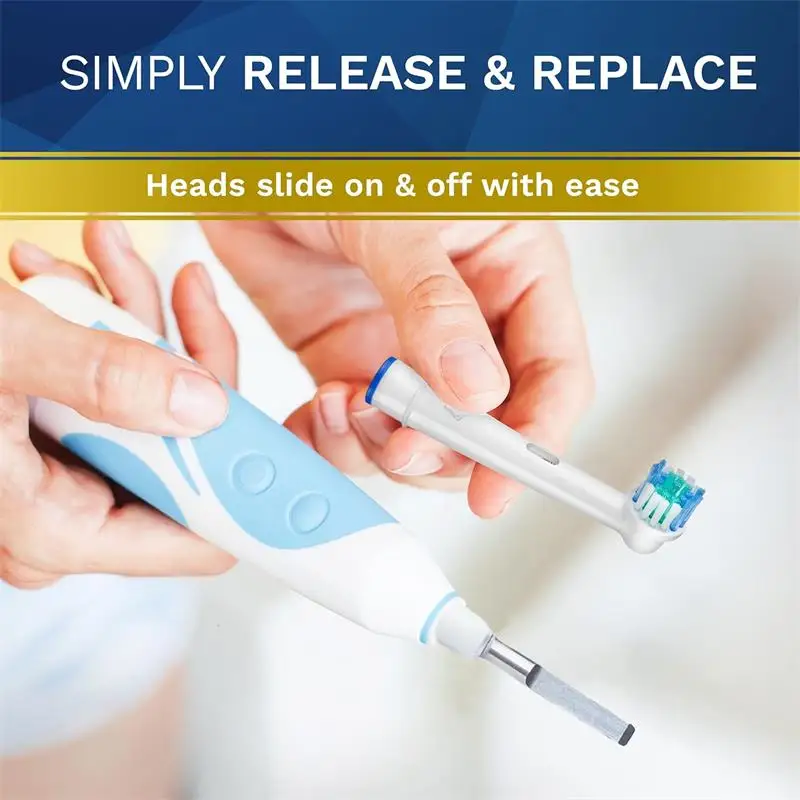 Фото Для Oral B Sonic электрическая зубная щетка насадка подходит для Advance Power/Pro Health/Triumph/3D Excel/Vitality сменные насадки для щеток №4