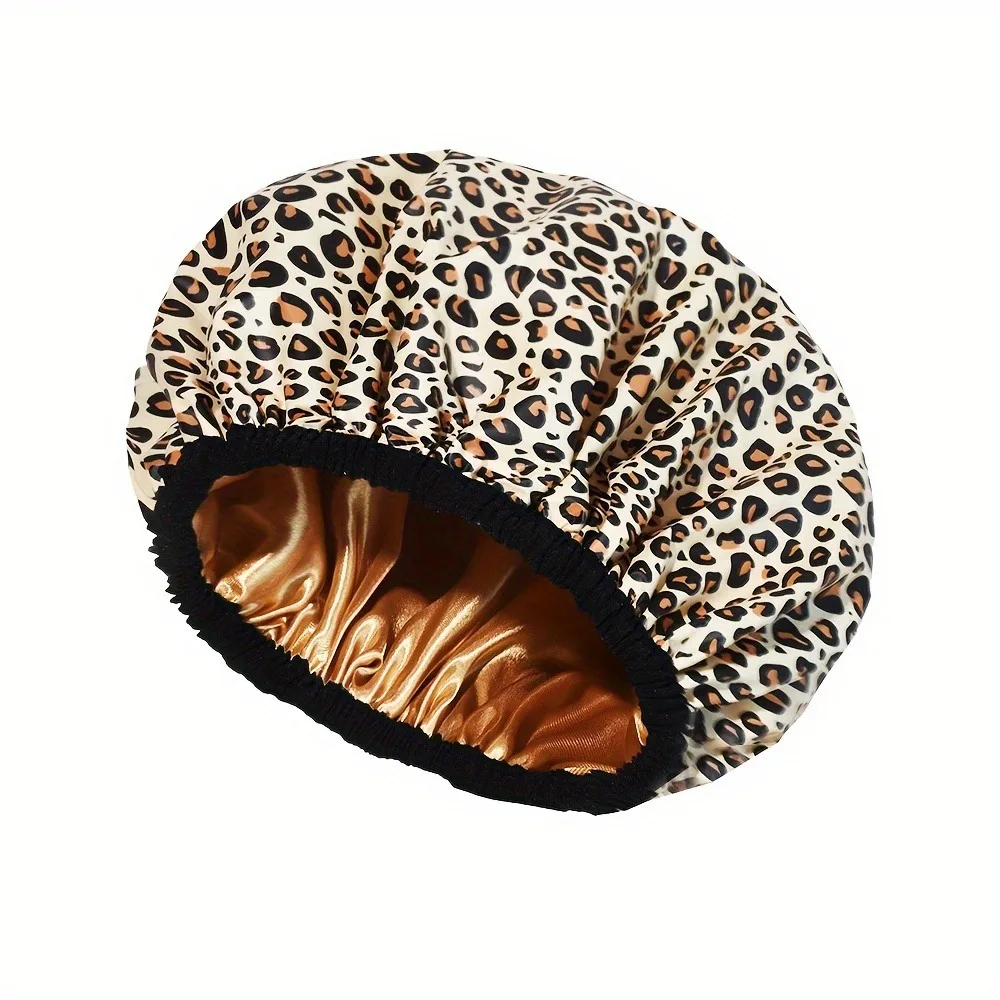 

Женская шапочка для душа с леопардовым принтом