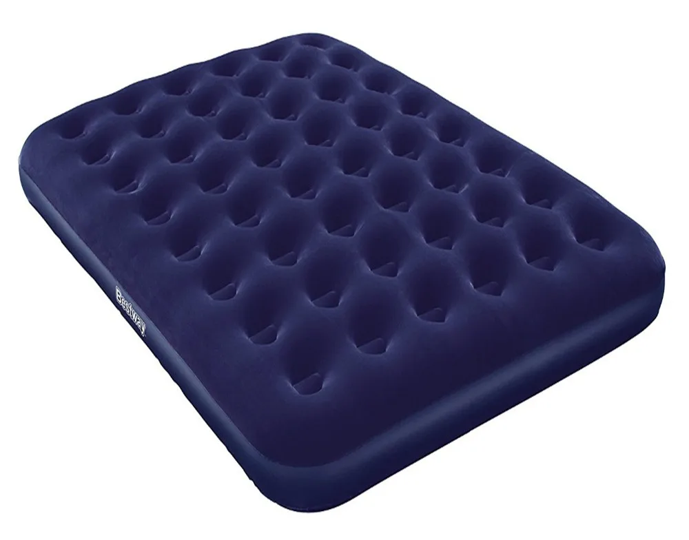 

Bestway 67002 flocked full-size air bed inflatable folding air mattress bed