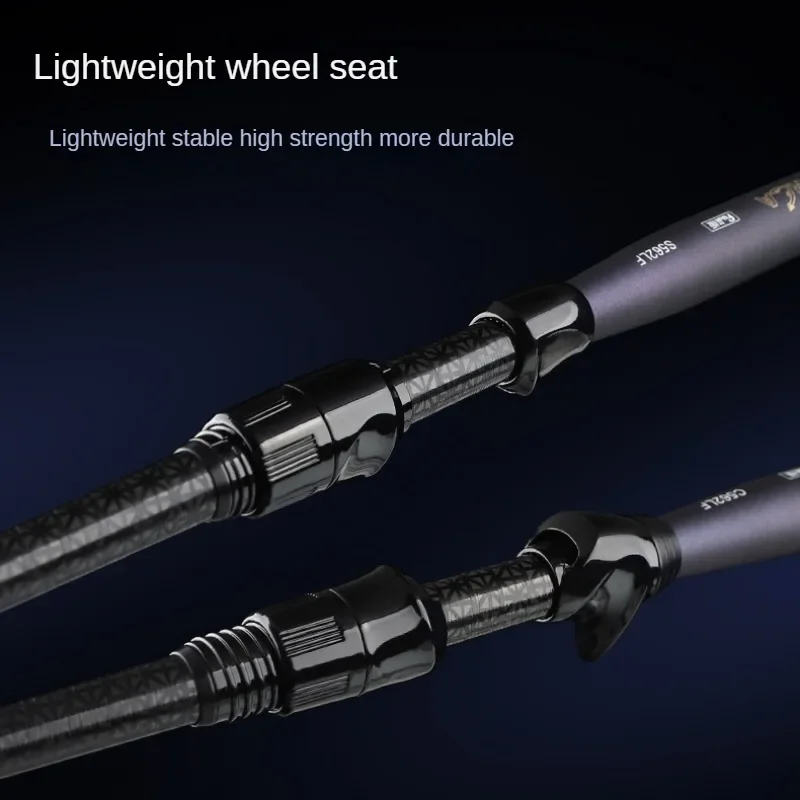 Фото TAIGEK-Приманка UL Power All Направляющее Кольцо Fuji Вращающееся Литье Большой Конус Микро Материал Стержень Углеродный Конский Рот Стержень Приманка Wt 1-8 г №5