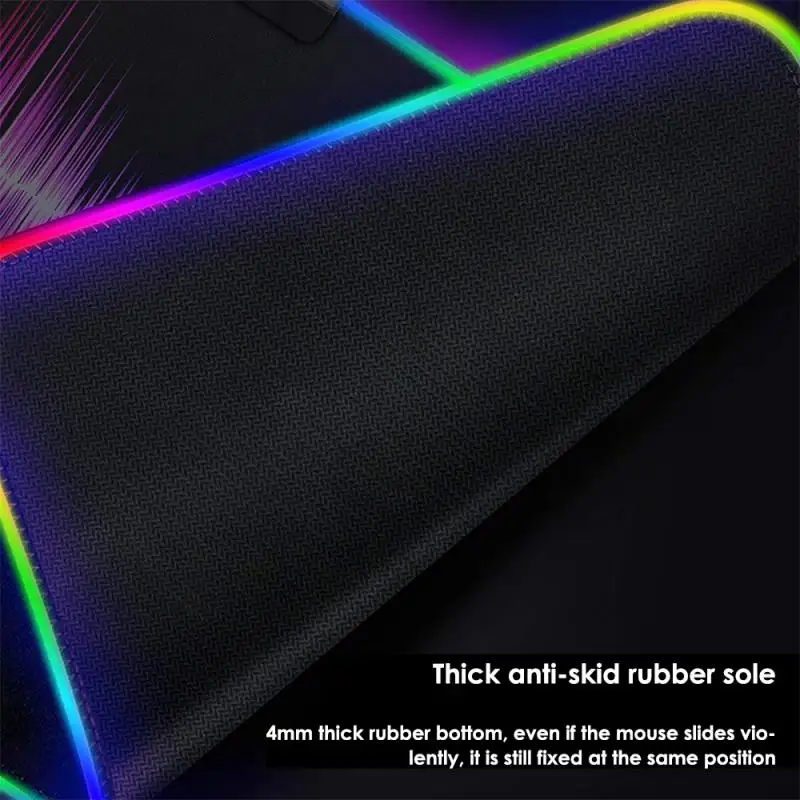 

Led Luminous Keyboard Pad Video Games Led Luminous Large Cartoon Animation Rgb Game Mouse Pad Waterproof Mouse Pad Office Games