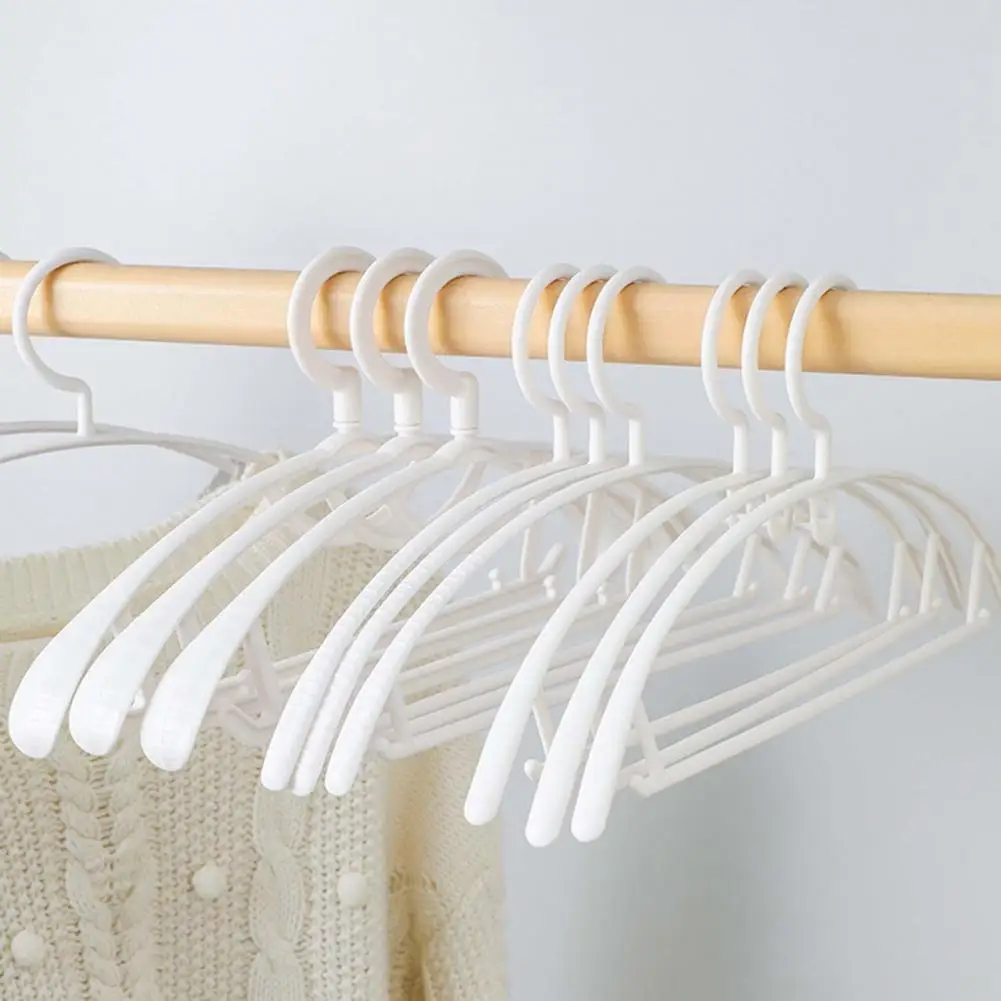 

Durable Multifunctional Strong Load Bearing Dormitory Student Clothes Support Hangers Plastic Drying Racks for Wardrobe