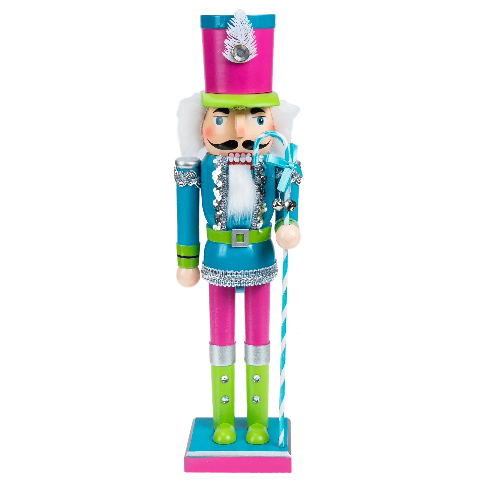

Nutcracker Christmas Wooden Nutcrackers Xmas Wrapping Paper Figures Ornaments Wood Puppet Soldier Decorations Ornament Figurine