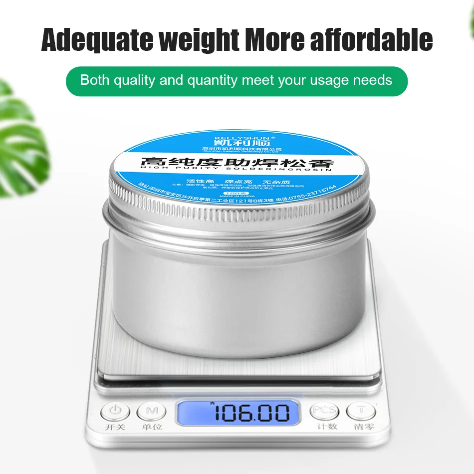 Электрический паяльник KELLYSHUN высокой чистоты канифоль ремонт Сварочная паста