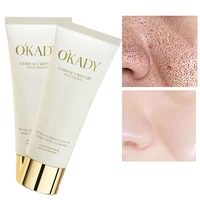 okady yeast facial cleanser foam face wash remove blackhead moisturizing shrink pores deep cleaning oil control whitening skin
