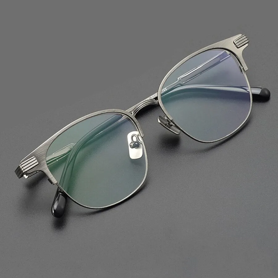 

Tatinium Frames For Men Women Glasses Ultralight Reading Eyeglasses Business Style Old Fashion