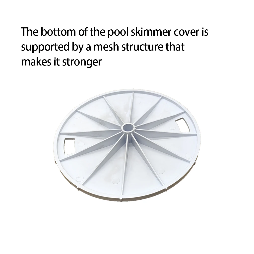 

Крышки для скиммера, белые Сменные крышки 9 дюймов, вакуумная дренажная крышка с 2 отверстиями, аксессуары для помещений для бассейна