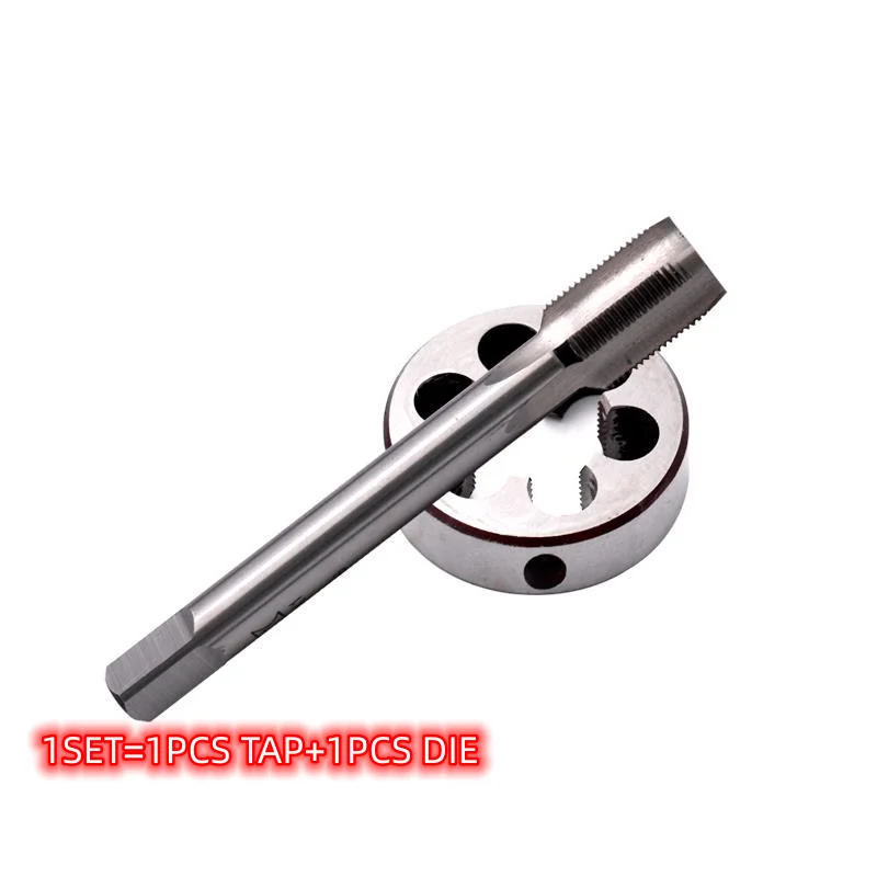 

1 SET HSS Metric Right Hand Screw tap and die set M25 M26 M27 M28 M29 X0.75 X1 X2 X3 Round dies Fine Thread Straight Flute taps
