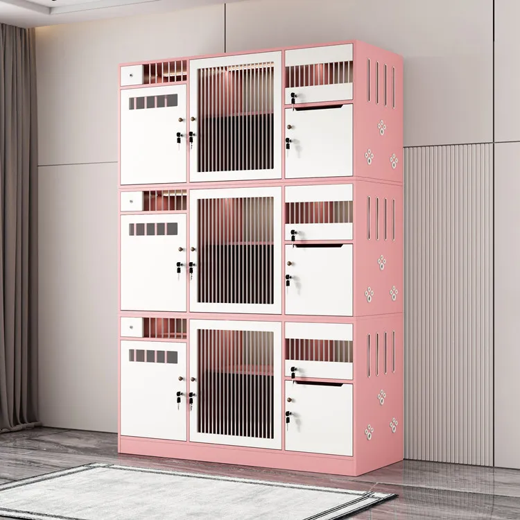 Большая клетка для разведения кошек на продажу многослойная подвижная