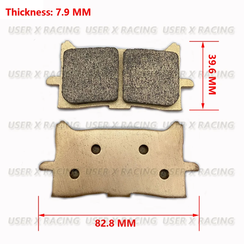 

USERX Motorcycle Front Disc brake pads Rear Copper substrate metal sintering For X-ADV750 ADV750 High quality and durability