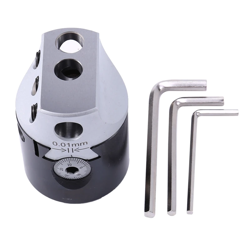 

Spot Goods 2Inch 50Mm F1 Type Boring Head 12Mm Lathe Boring Bar Milling Holder For Mt2 Mt3 R8 Shank Milling Machine Tools With H
