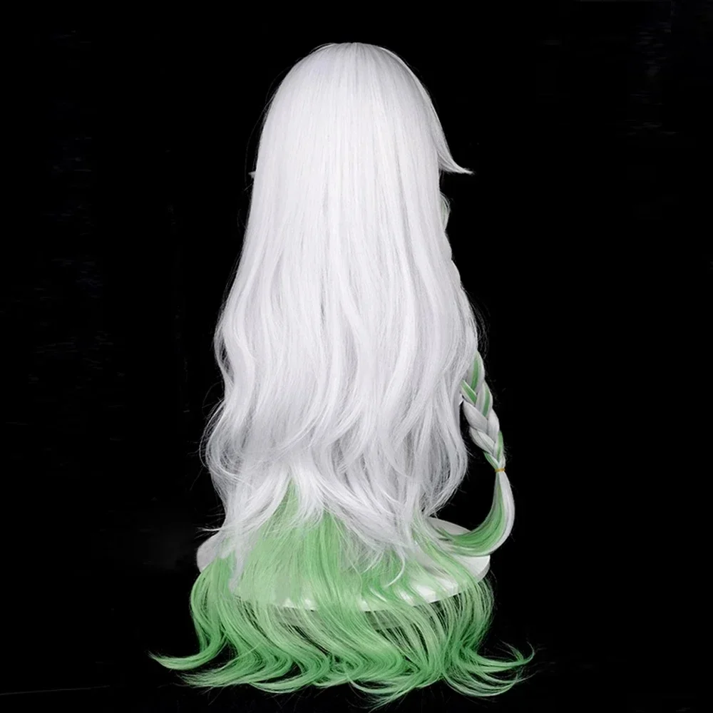 Парик для косплея Nahida Genshin Impact The Greater Lord Rukkhadevata синтетический длинный волнистый