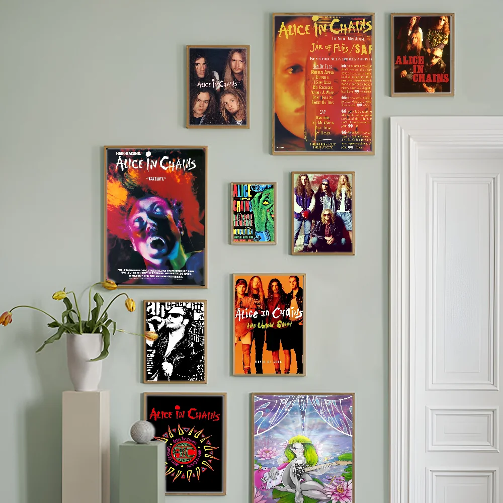 A-Alice I-In C-Chains хорошее качество принты и постеры водостойкая бумажная наклейка