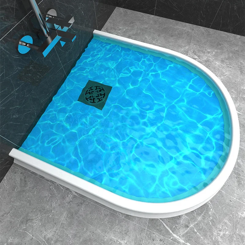 2022 Складная Силиконовая водоудерживающая полоса для ванной комнаты разделитель