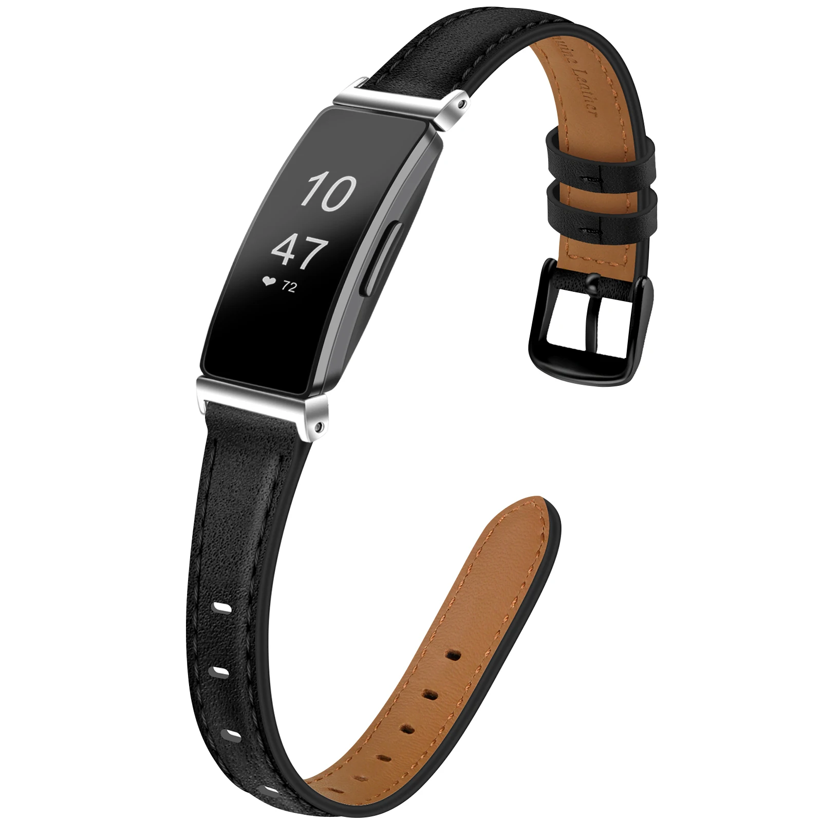 Leather Strap for Fitbit Inspire/inspire 2/inspire HR Band  Wristband Bracelet Watchband for Fitbit ACE 2/ACE 3 Smartwatch Band