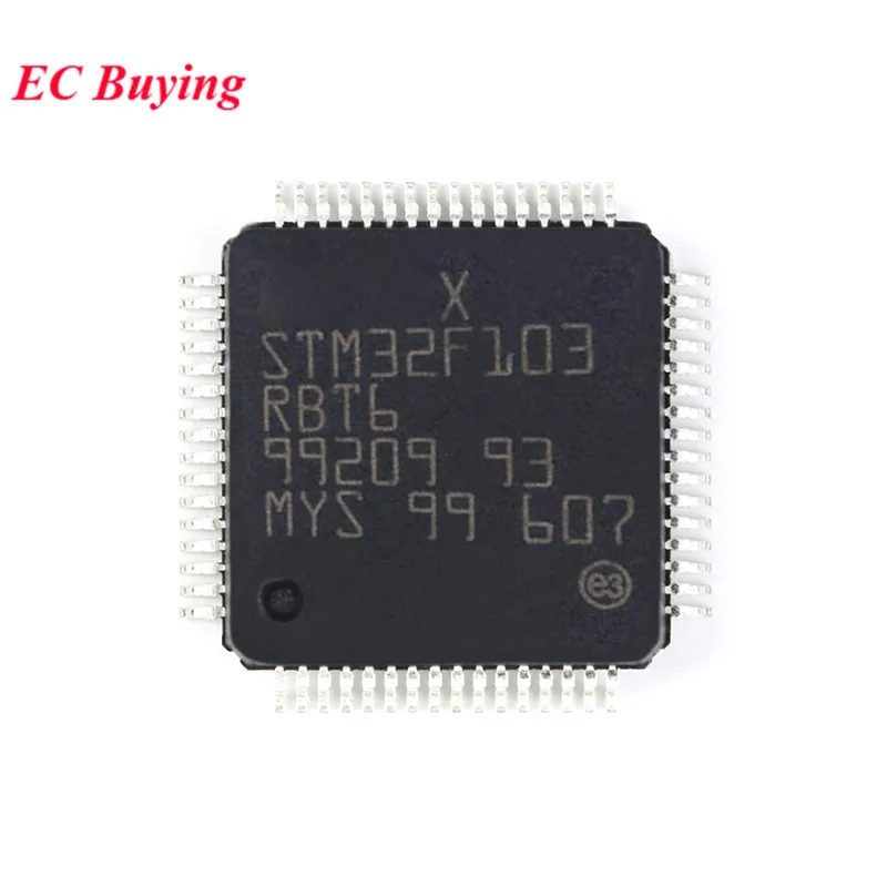 Микроконтроллер STM32F103RBT6 STM32F103 LQFP-64 STM32 F103RBT6 LQFP64 RM 32 бит микроконтроллер MCU IC новый