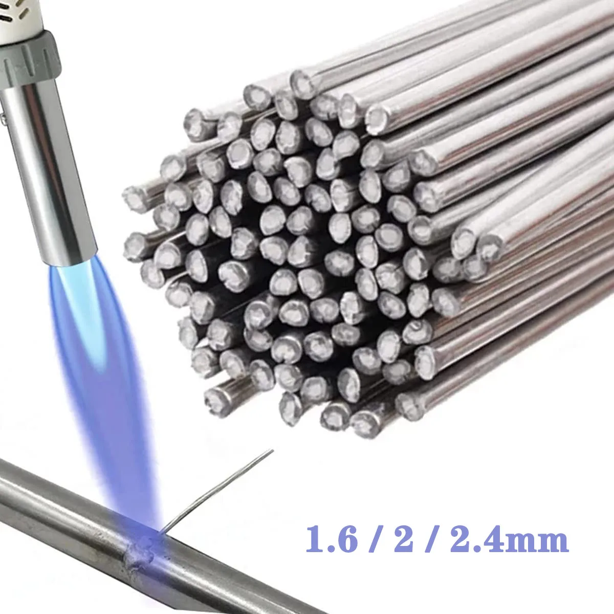 

1.6/2mm Universal Aluminum Welding Rod Low-temperature Easy Melt Welding Core Wire Aluminum Repair Rods No Need Solder Powder