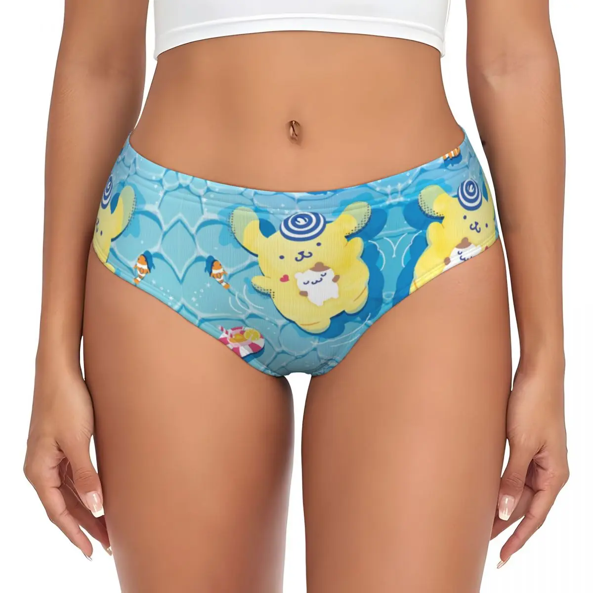 Оригинальные аниме трусики с помпоном пурин новинка нижнее белье женские