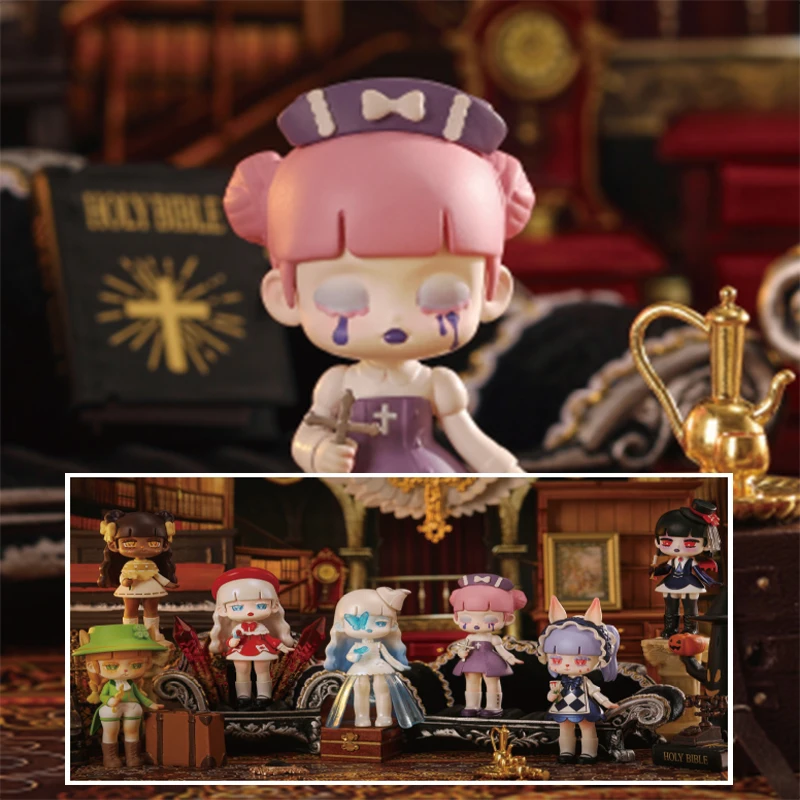 Шкатулка для слепых игрушек в случайном порядке CHOMI темная детская серия ринмов