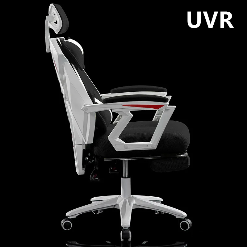 

UVR WCG Gaming Chair Home Internet Cafe Racing Chair With Footrest Swivel Lifting Lying Gamer Chair Adjustable Swivel