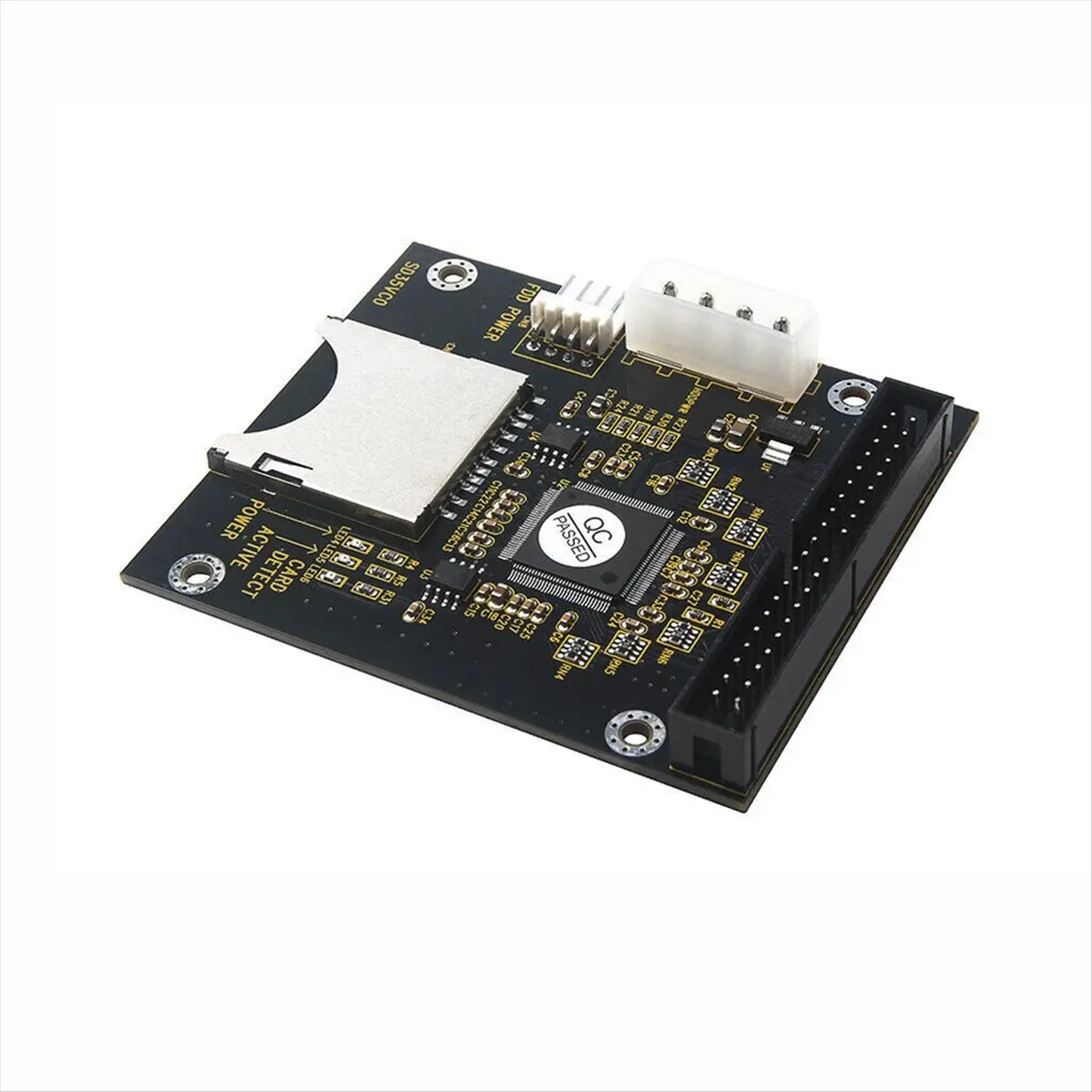 Фото Комплект из 2 адаптеров A17G: IDE-карта для SD-карт на 3,5-дюймовый 40-контактный IDE HDD, 5В, для подключения SD-карт к IDE 3,5 дюйма 40-контактный №3