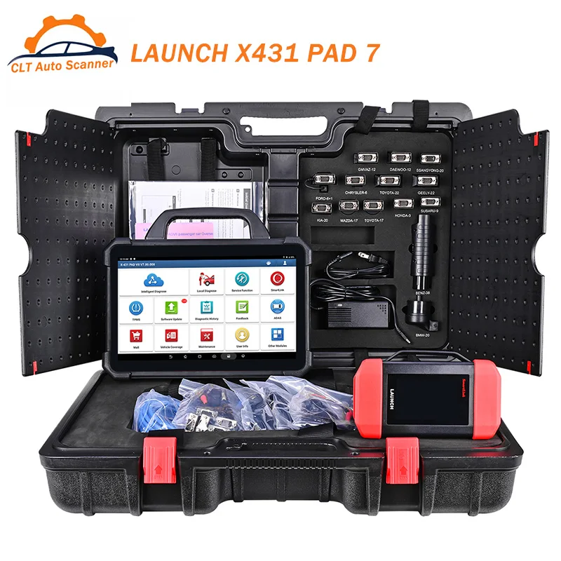 Диагностический инструмент для автомобилей, Запуск X431 PAD 7 и аксессуары, программатор ключей для потери ключей, иммобилайзер PADVII PAD7