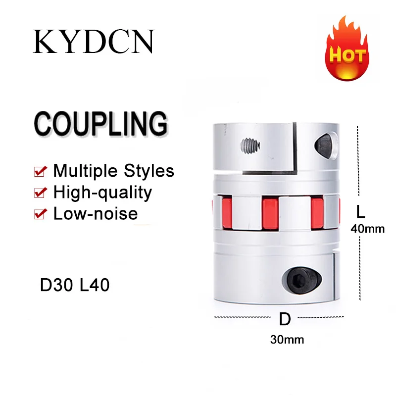 1 шт. D30L40 муфта алюминиевая сливовая гибкая вала разъем двигателя гибкие муфты с