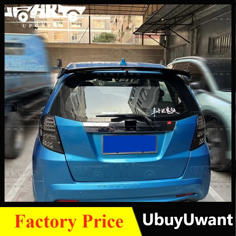 

ABS Спойлер на крышу в стиле Mugen, спойлер на крыло для Honda Jazz Fit, заднее крыло GD 2009, 2010, 2011, 2012, 2013,