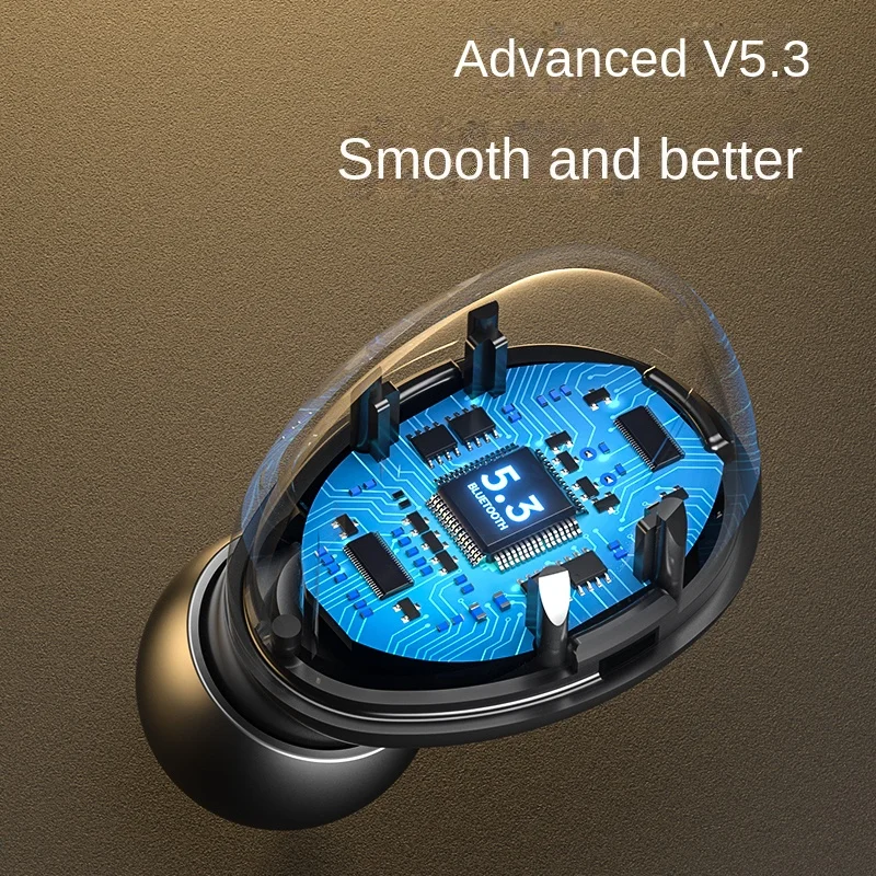 

Умные Беспроводные спортивные наушники с шумоподавлением, совместимы с мощными басами, 5,3 легкость и портативность