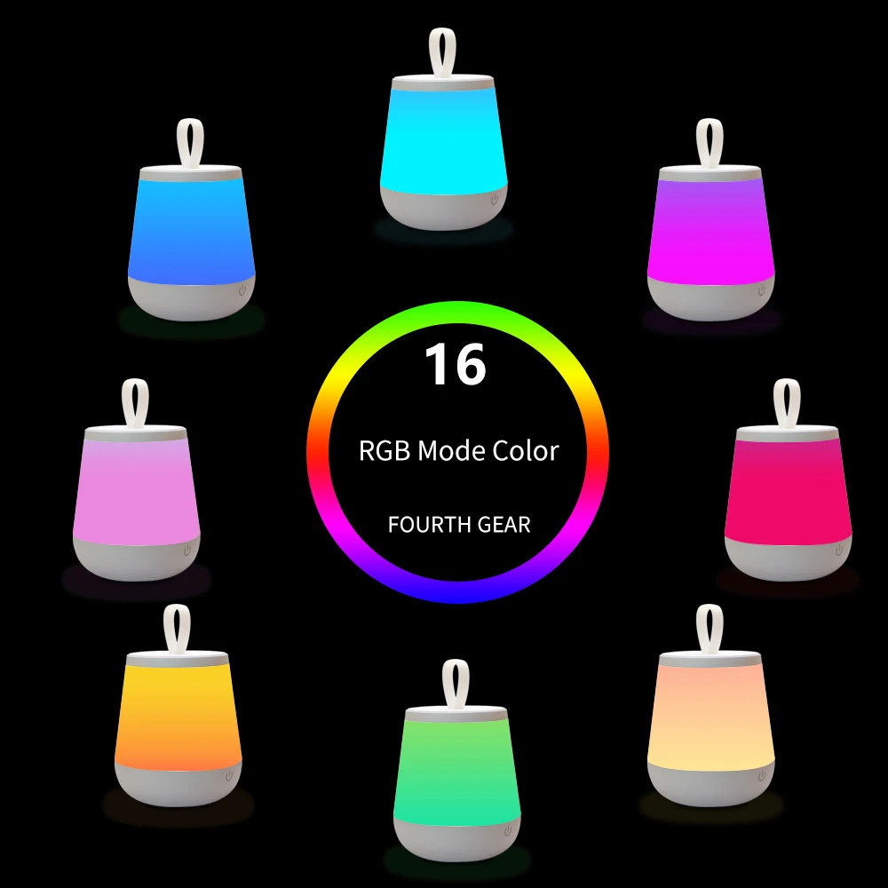 

Разноцветный меняющийся ночсветильник RGB с дистанционным управлением, приглушаемая Сенсорная лампа, портативные настольные прикроватные лампы USB