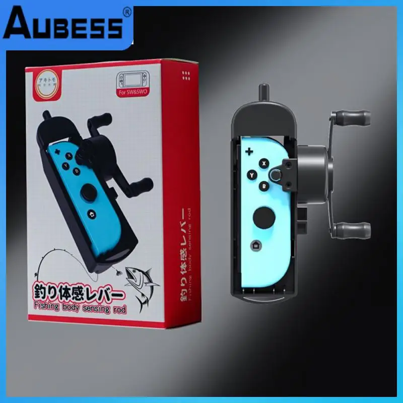 

Adjustable Gamepad Ergonomic Design Adjustable Switch Accessories Fishing Rod Design Anti-lost Rope Oled Handle Gamepad 80g